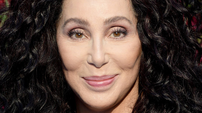 Cher on the red carpet