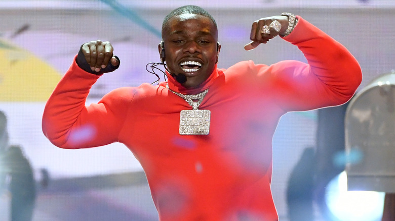 DaBaby performing onstage