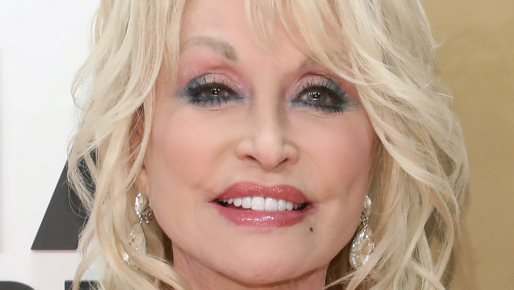 Dolly Parton smiling