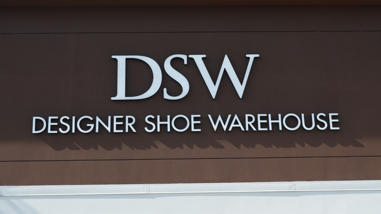 DSW store sign in daylight