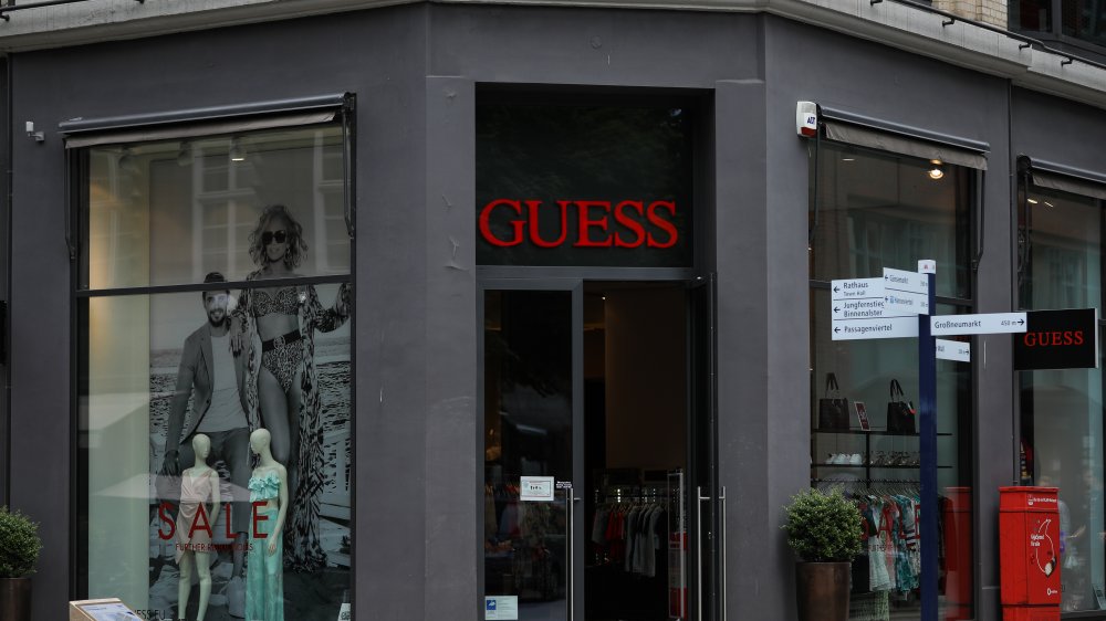 Exterior of Guess store in Germany