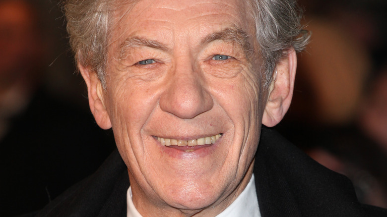 Ian McKellen smiling at an event