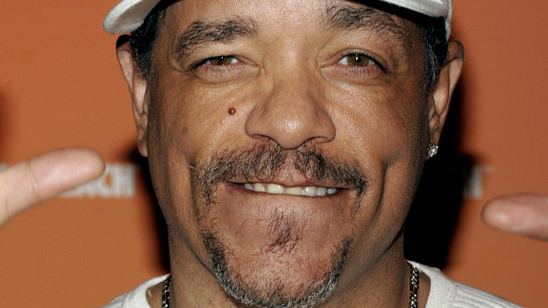 Ice-T onstage smiling