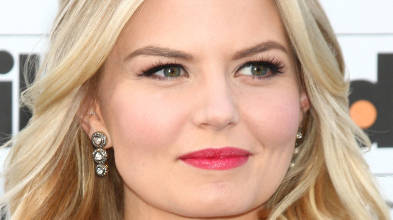 Jennifer Morrison in a red lip look