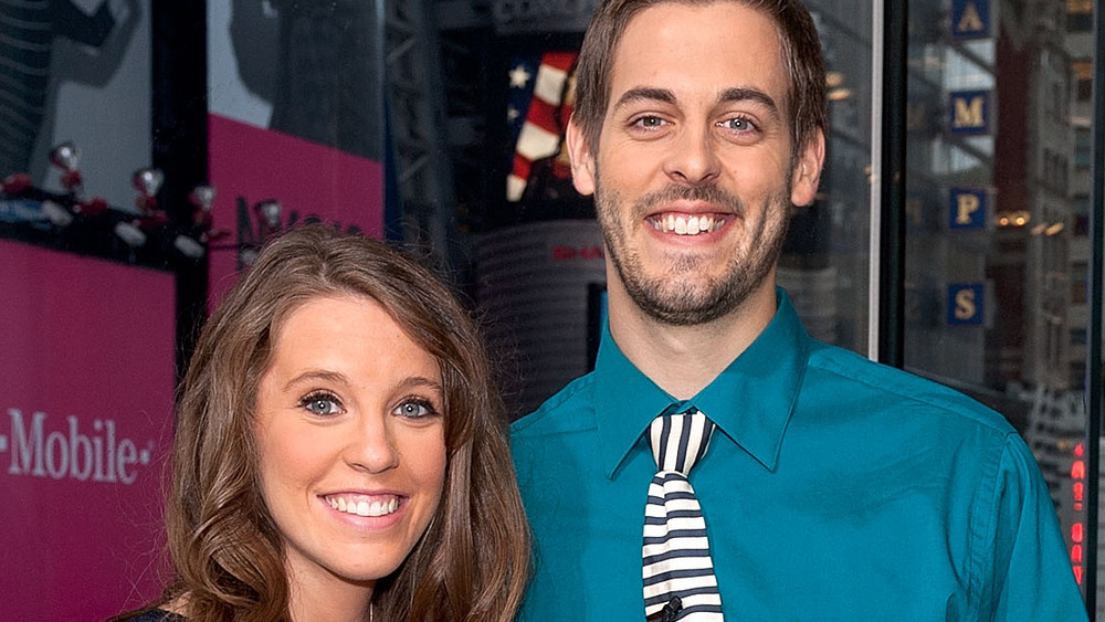 Jill Duggar, Derick Dillard smiling