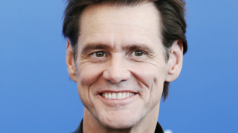 Jim Carrey smiles in Venice