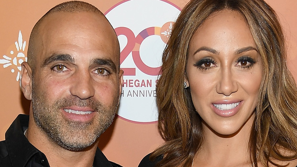 Joe Gorga and Melissa Gorga smiling