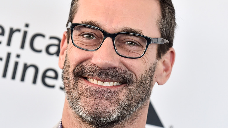 Jon Hamm smiling