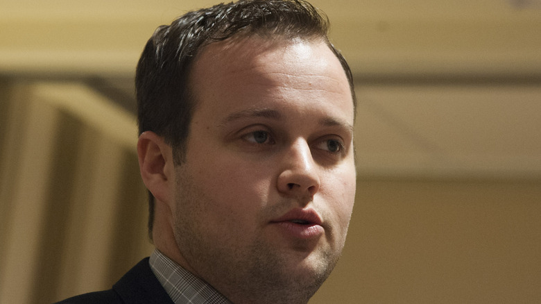 Josh Duggar purses his lips