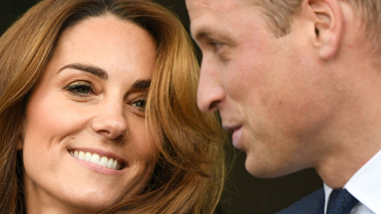 Prince William and Kate Middleton smiling