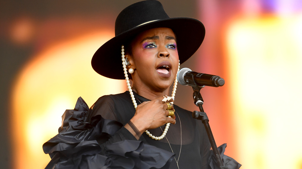 Lauryn Hill performing