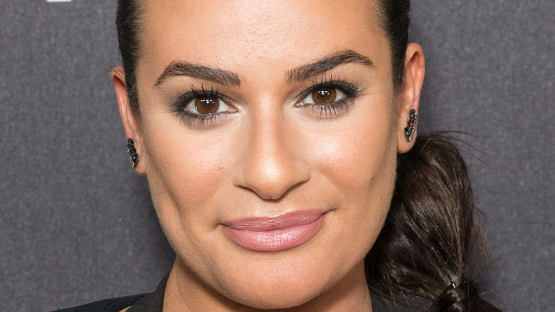 Lea Michele smiling