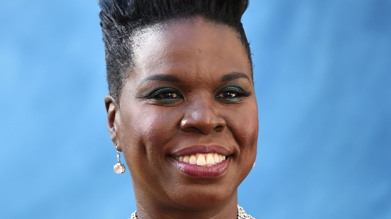 Leslie Jones smiling