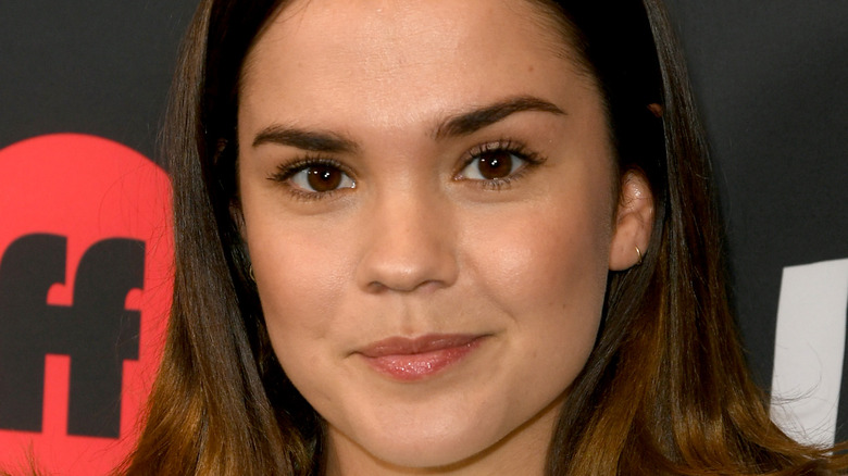 Maia Mitchell grinning