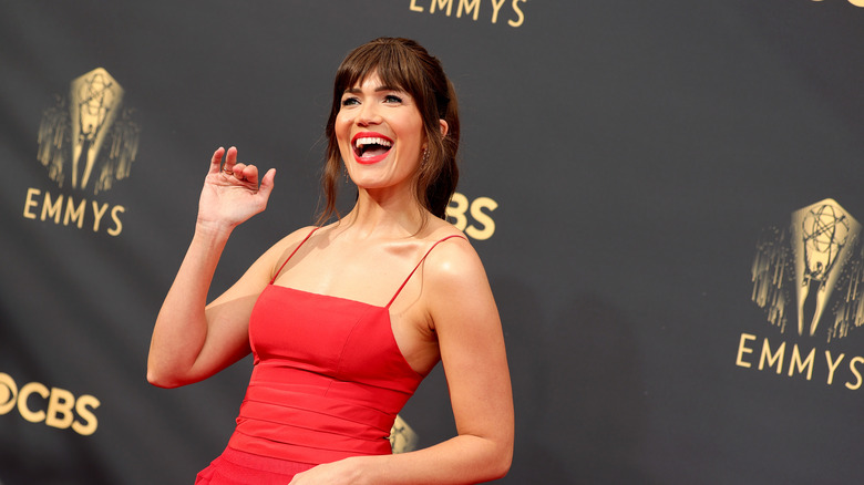 Mandy Moore on Emmys red carpet