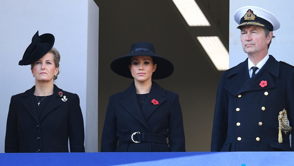 Meghan Markle, Sir Timothy, and the Countess of Wessex