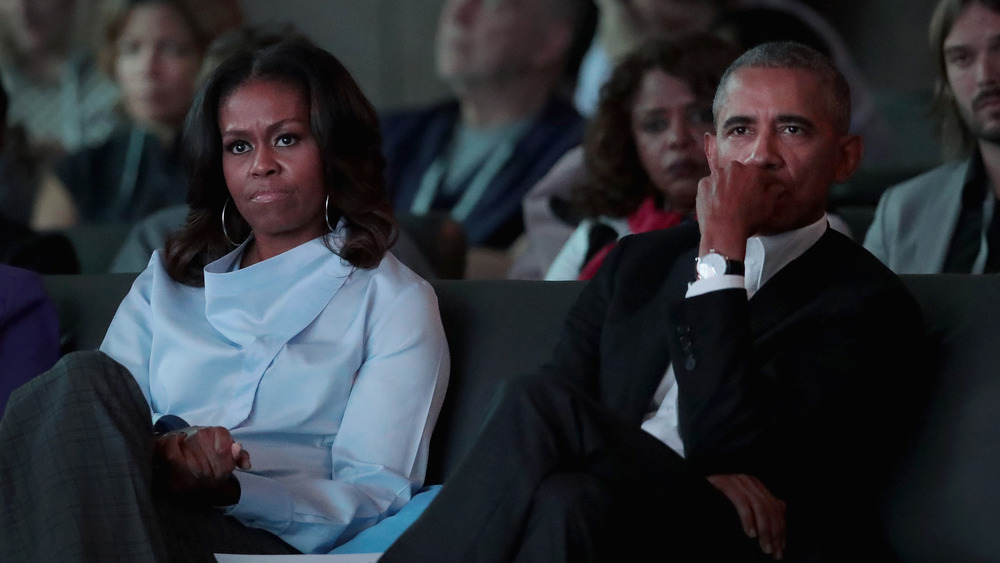 Michelle and Barack