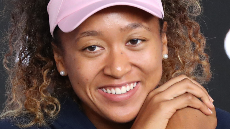 Naomi Osaka smiling