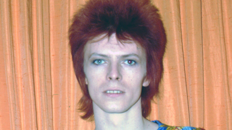 David Bowie dressed as Ziggy Stardust