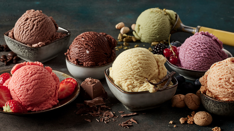 Image of bowls of ice cream