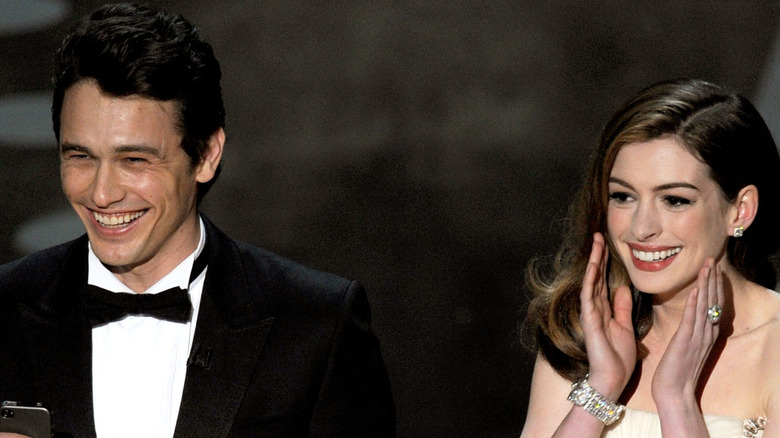 James Franco and Anne Hathaway present the Oscars together