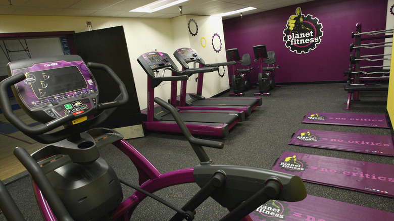 Planet Fitness interior