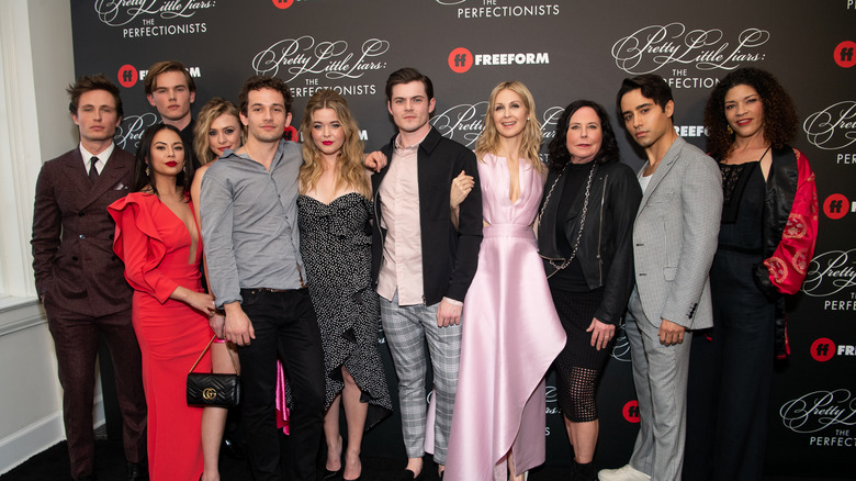 The cast of The Perfectionists at the premiere