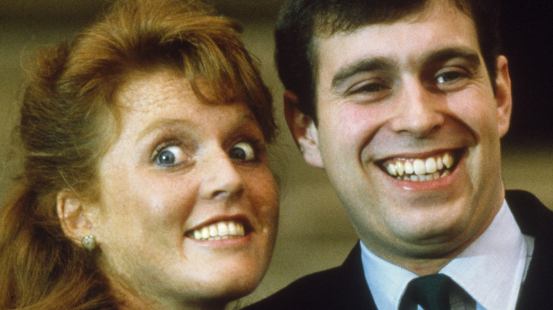 Sarah Ferguson, Prince Andrew being goofy