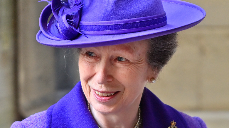 Princess Anne smiling 