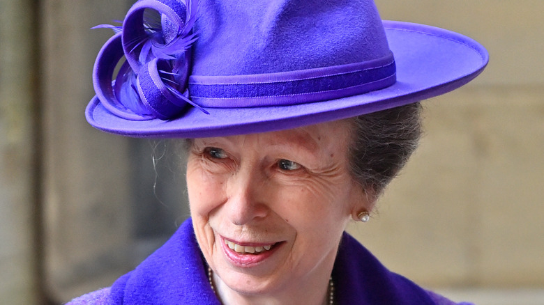 Princess Anne smiling