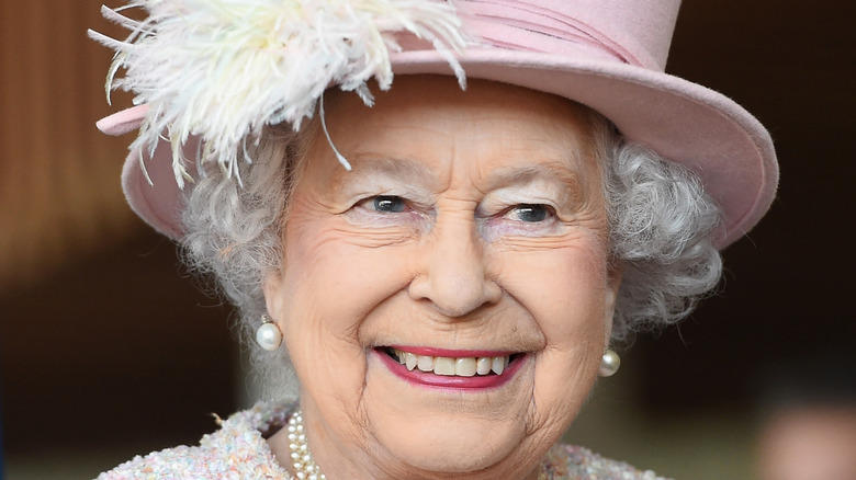 Queen Elizabeth smiling