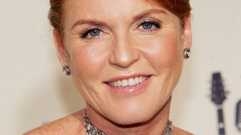 Sarah Ferguson smiling close-up