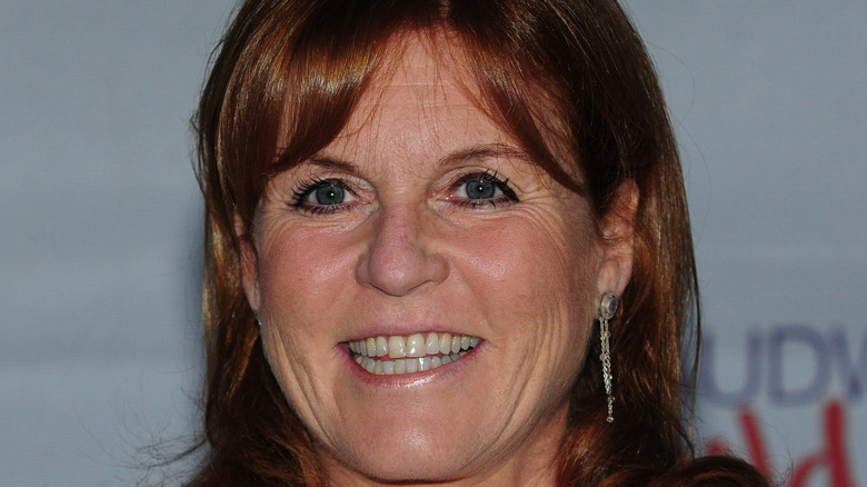 Sarah Ferguson on the red carpet 