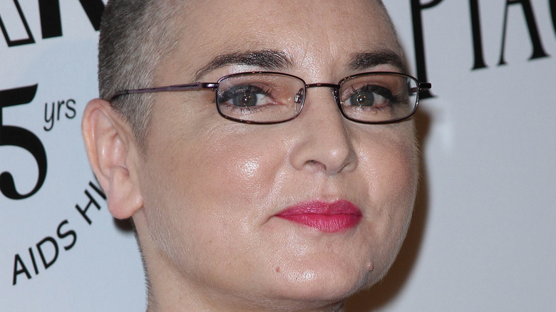 Sinead O'Connor smiling