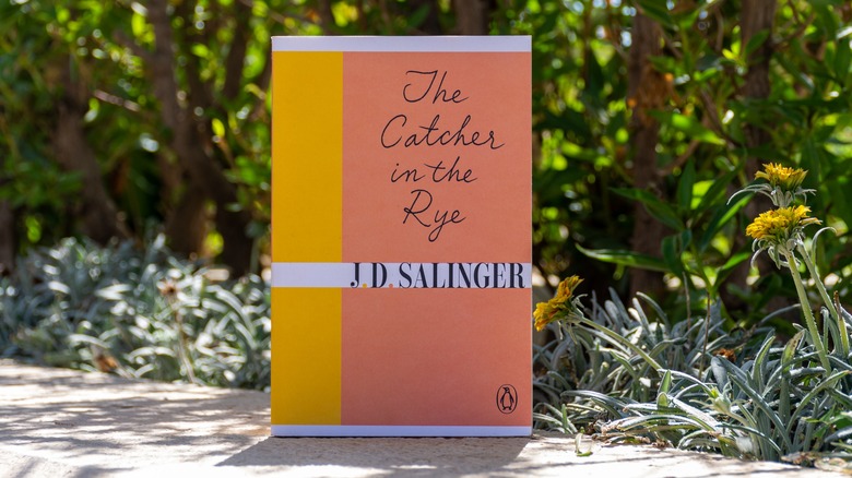 Close up of the novel 'The Catcher in the Rye'