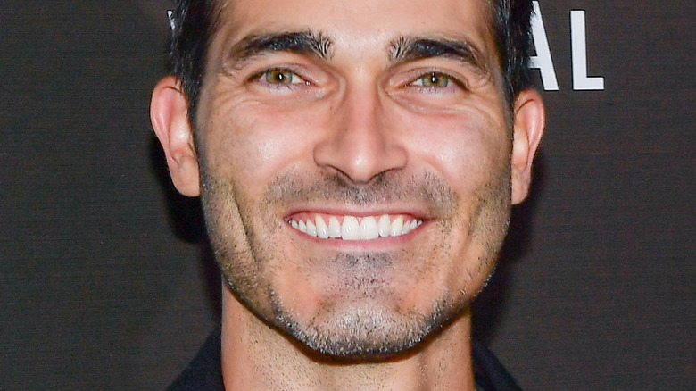 Tyler Hoechlin smiles.