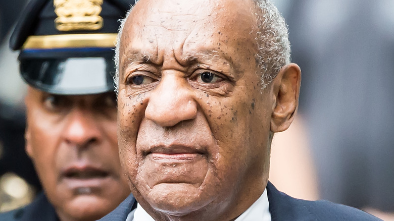 Bill Cosby in front of police 