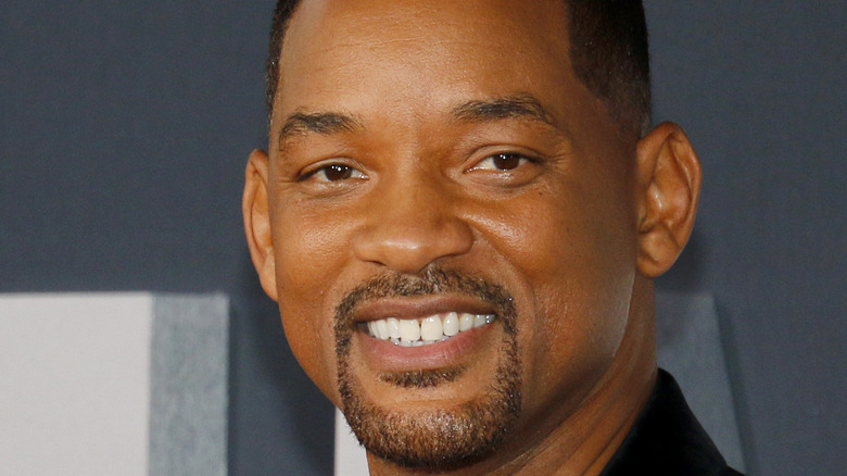 Will Smith smiles big at the premiere of "Gemini Man"