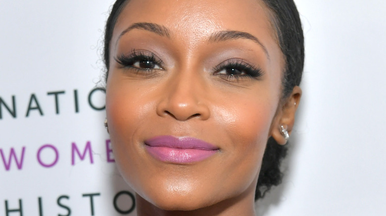 Yaya DaCosta on the red carpet 