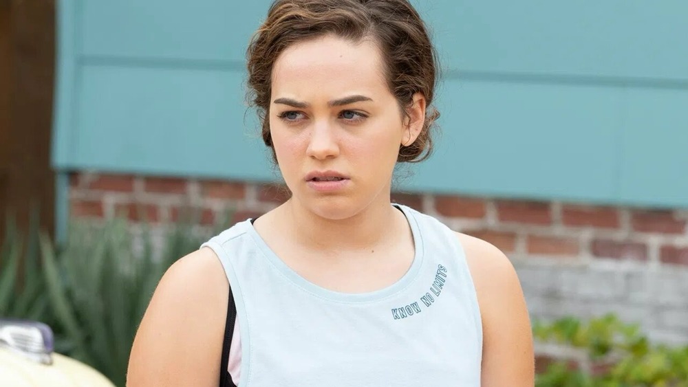 Mary Mouser as Samantha LaRusso in Cobra Kai