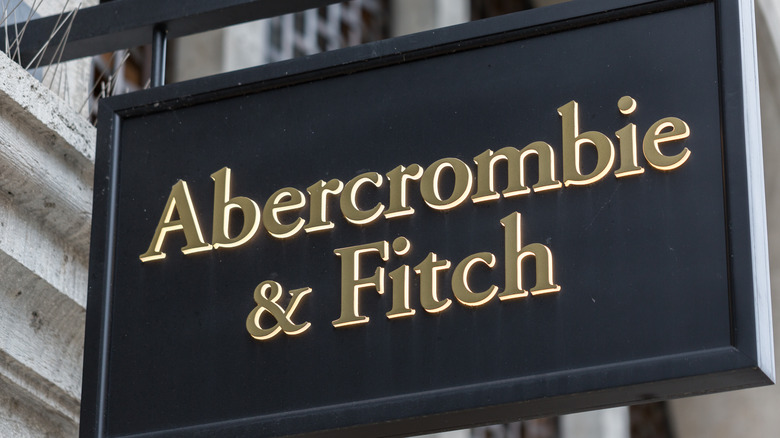 Abercrombie & Fitch sign