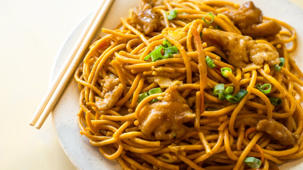 American style lo mein