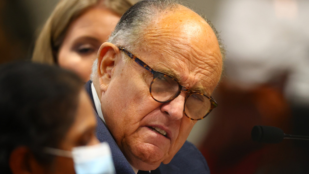 Rudy Giuliani squinting 