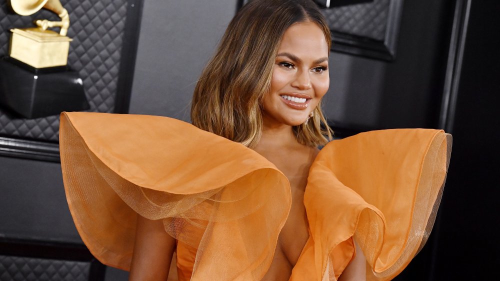 Chrissy Teigen at awards show