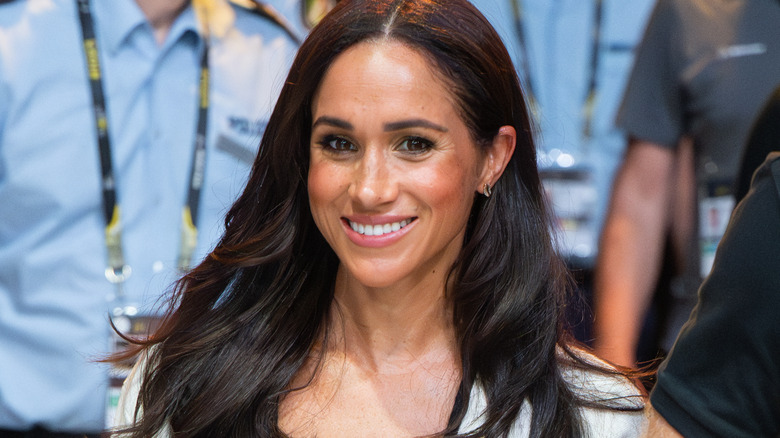 Meghan Markle smiling