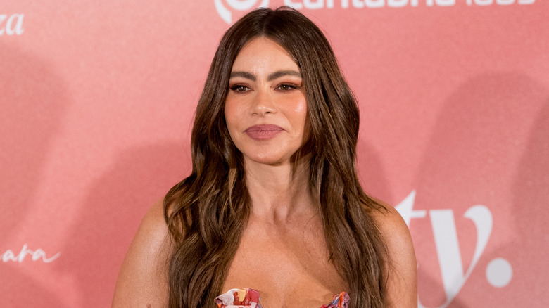 Sofia Vergara attends TOTY cosmetics presentation at Four Seasons Hotel on July 02, 2025 in Madrid