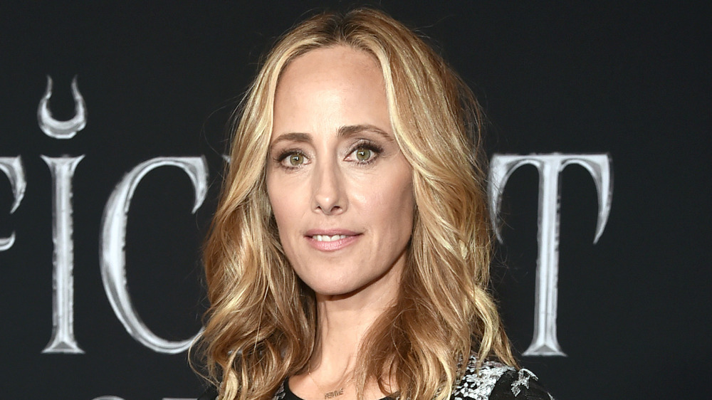 Kim Raver smiling