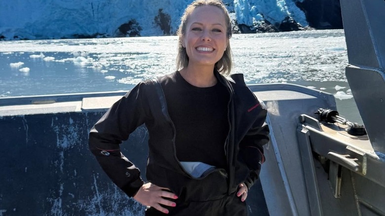 Dylan Dreyer filing for "Wild Kingdom" in Alaska