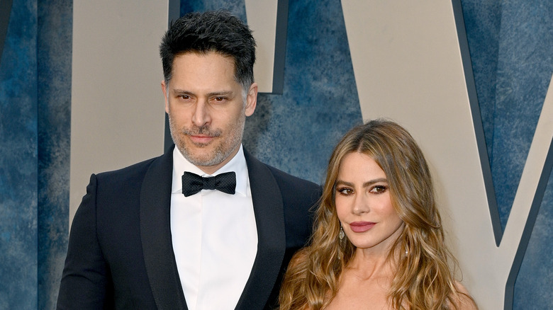 Sofia Vergara and Joe Manganiello at a Vanity Fair red carpet event