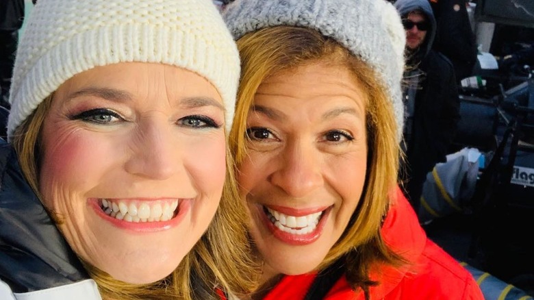 Savannah Guthrie and Hoda Kotb smiling